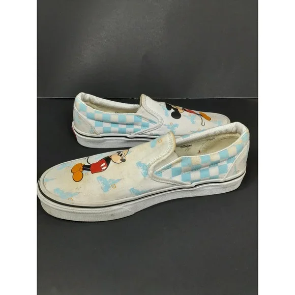 Disney World X Vans 50th Anniversary Slip On Mickey Mouse Men 7 Wmn 8.5 - Picture 5 of 15